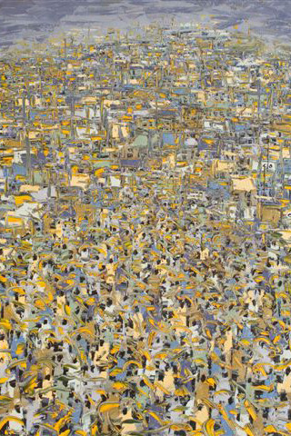 Jubilation I (2009), Oil on canvas, 145 x 102 cm. Courtesy October Gallery, London. Photo Jonathan Greet