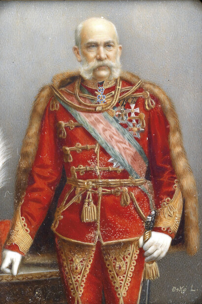 Lajos Osko, Ritratto di Franz Joseph I con l'uniforme ungherese