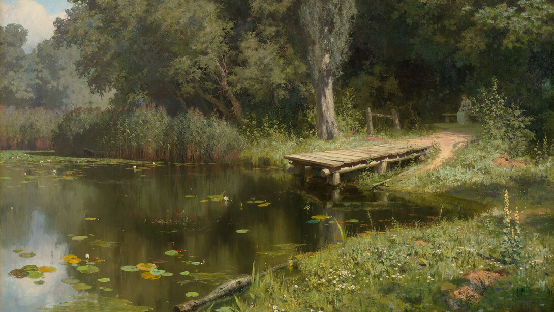 V.D. Polenov, Overgrown pond, 1879. Courtesy of New Tretyakov Gallery