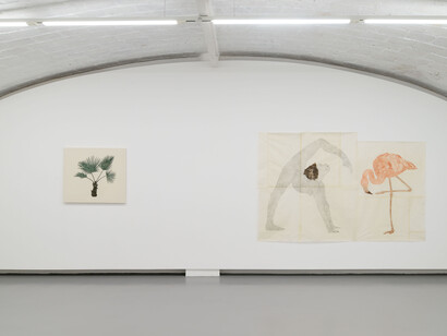 Marta Roberti, Due mondi, e io vengo dall'altro, exhibition view. Courtesy of z2o Sara Zanin