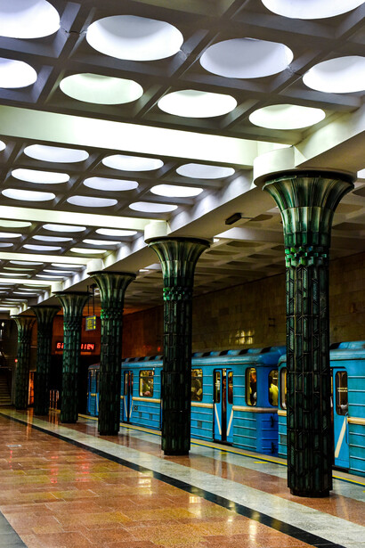 The Tashkent metro is like a museum