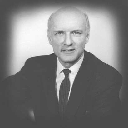 Heinz von Foerster (1911-2002), Begründer des Radikalen Konstruktivismus. Aufnahme um 1963