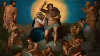 Il Giudizio universale ritrovato a Ginevra, presunto Michelangelo