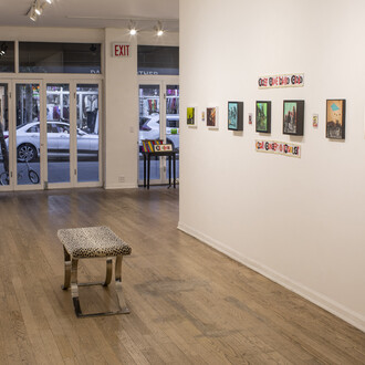 Al Díaz, Analog pulse, exhibition view. Courtesy of Van Der Plas Gallery