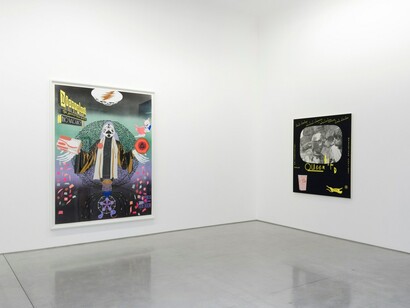 Matthew Brannon, Le gant de velours, traversing the fantasy, and the thousand-yard stare (disparate subjects happening concurrently, 1977–1979), exhibition view. Courtesy of David Kordansky Gallery
