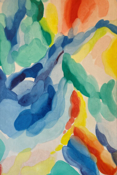 Alice Baber, Lavender sweep, 1973. Courtesy of Lincoln Green Gallery