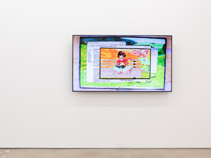 Jennifer Levonian, Speed reader, exhibition view. Courtesy of Adams and Ollman Gallery