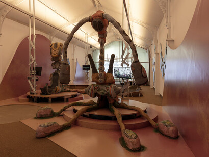 Gabriel Massan, Third world, the discovered dimension, exhibition view. Courtesy of Pinacoteca