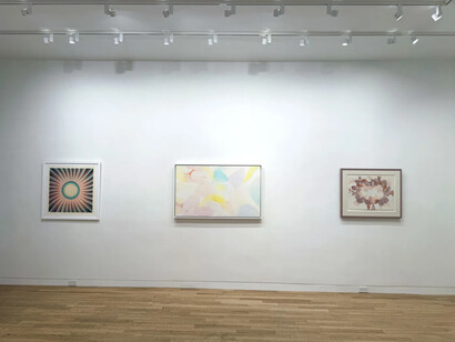 Various artists, Beyond the surface, exhibition view. Courtesy of Upsilon Gallery