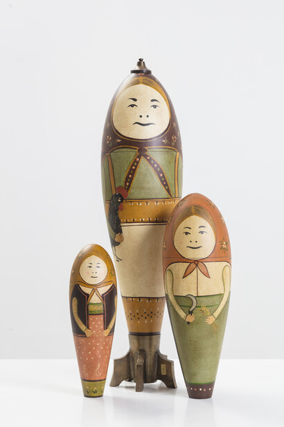 Katya Traboulsi, Russiax3. Courtesy of Leila Heller Gallery