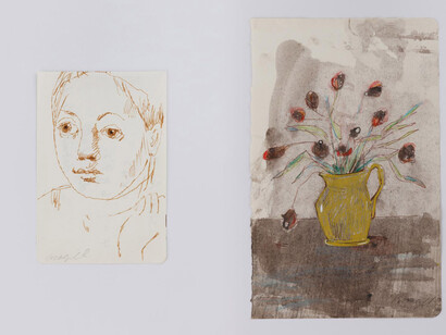 Merlin James, Elizabeth Magill and Stephen McKenna. Courtesy of Kerlin Gallery