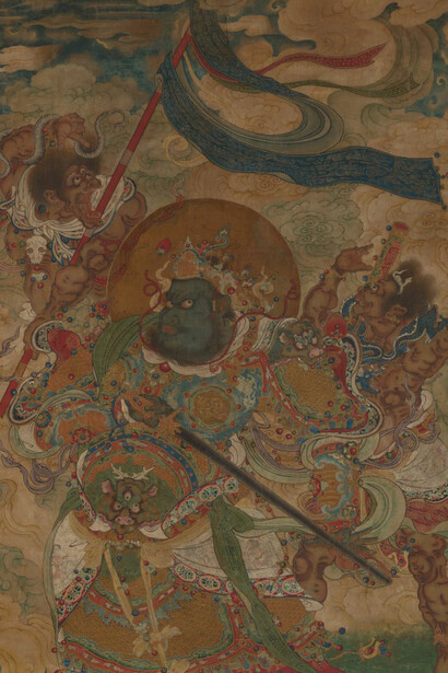 Heavenly King Virudhaka, China, Ming dynasty (1368 – 1644), 1368 – 1644. Courtesy of the Cleveland Museum of Art
