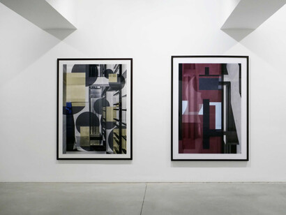 Roland Fischer, Transhistorical places and new architectures, exhibition view. Courtesy of Carlos Carvalho