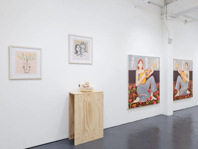 Meghan Borah, Ladylike, exhibition view. Courtesy of Goldfinch Gallery