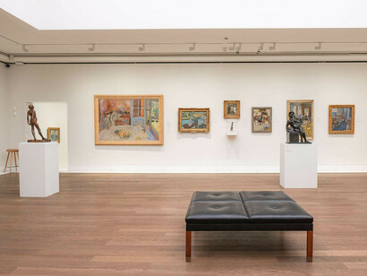 Various artists, French art 1870-1925, exhibition view. Courtesy of Glyptotek