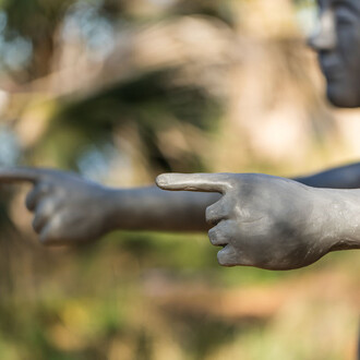 The twins. Courtesy of The Contemporary Austin