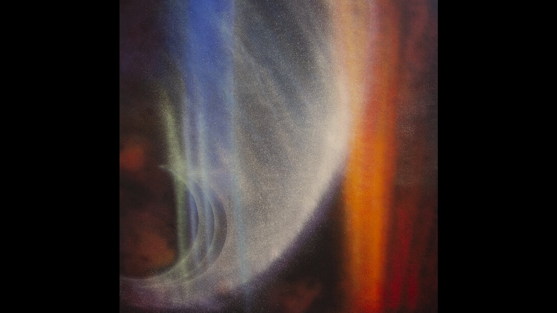 Jennifer Lynch, Phaeo, 2021, ink on paneled canvas, 72x72 inches. Courtesy of the artist and Richard Levy Gallery