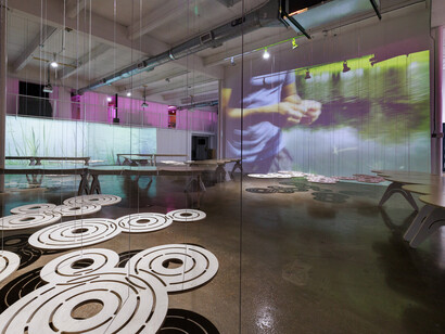 Alexandre Arrechea, Bare tool (Herramienta desnuda), exhibition view. Courtesy of Locust Projects