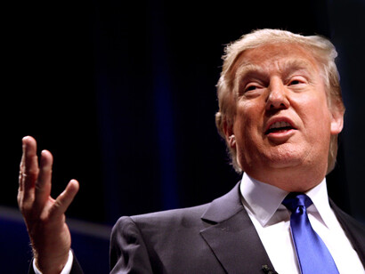 Former President Donald Trump, who seeks to regain his lost seat