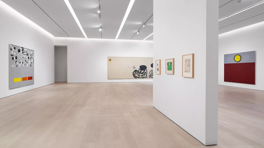 Adolph Gottlieb, Vital images, exhibition view. Courtesy of Pace Gallery