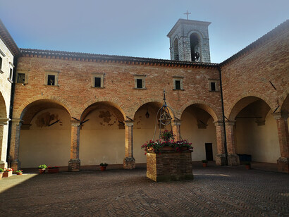 Gubbio, Italia. Ricordi di Pietro Ubaldi a Gubbio