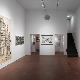 Sandow Birk, Snafu, exhibition view. Courtesy of Track 16 Gallery