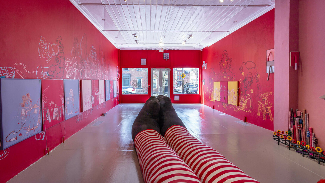 Catalina Schliebener Muñoz, Deep, deep woods, exhibition view. Courtesy of Mattress Factory