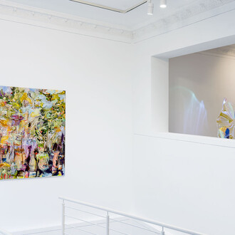 Various artists, La vie en rose, exhibition view. Courtesy of Luisa Catucci Gallery