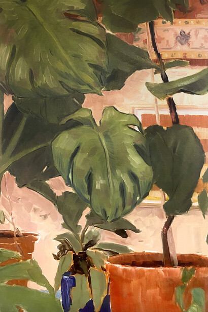 Riley Holloway, Welcome to the family (Plants), 2024. Courtesy of Backslash Gallery