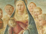 Filippo Lippi, Madonna dell'Unittà con angeli e santo carmelitani, Pinacoteca del Castillo Sforzesco