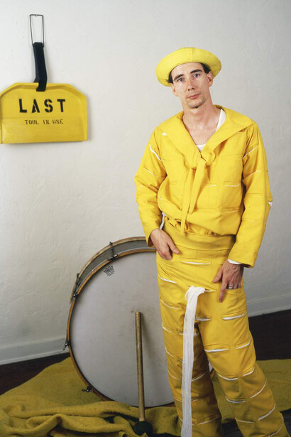 Jim McHugh portrait of Mike Kelley as The Banana Man,1983. Courtesy of Tate
