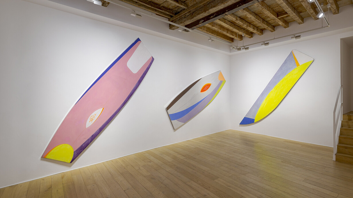 Giulio Turcato, Cosmic infinity, exhibition view. Courtesy of The Secci Gallery