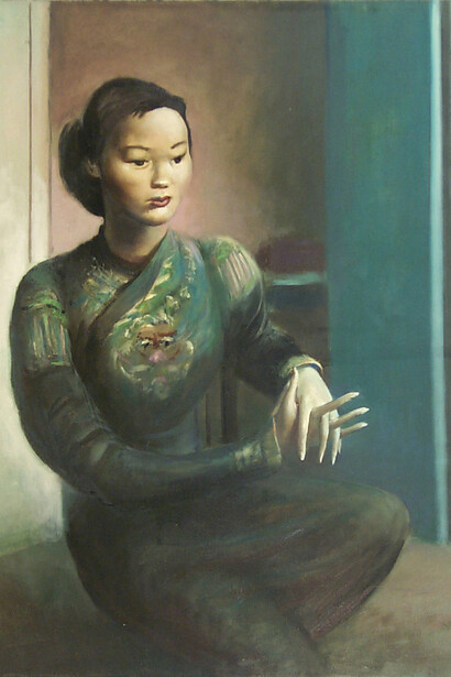 Guy Pene du
Bois, Korean girl, 1955. Courtesy of 511 Gallery