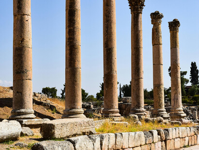 Ancient Roman Ruins in Jerash, Jordan