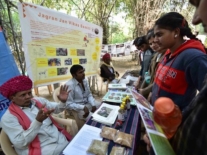 Traditional healers at National Vikalp Sangam, Udaipur, 2017 @ Ashish Kothari