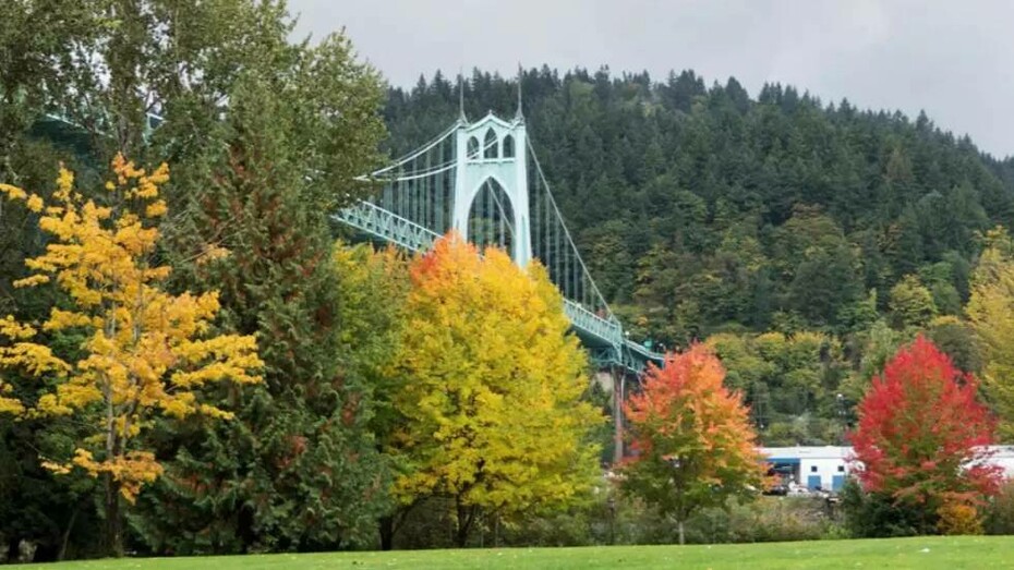 The green spaces of Portland, Oregon