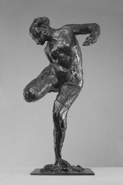 Edgar Degas, Dancer looking at the sole of her right foot, 1900–10, cast 1919–21. Courtesy of Art Gallery of NSW