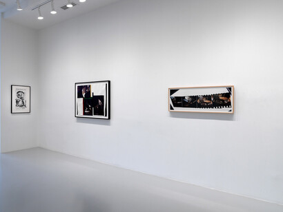 Suzanne Harris and Gordon Matta-Clark, exhibition view. Courtesy of Rhona Hoffman Gallery