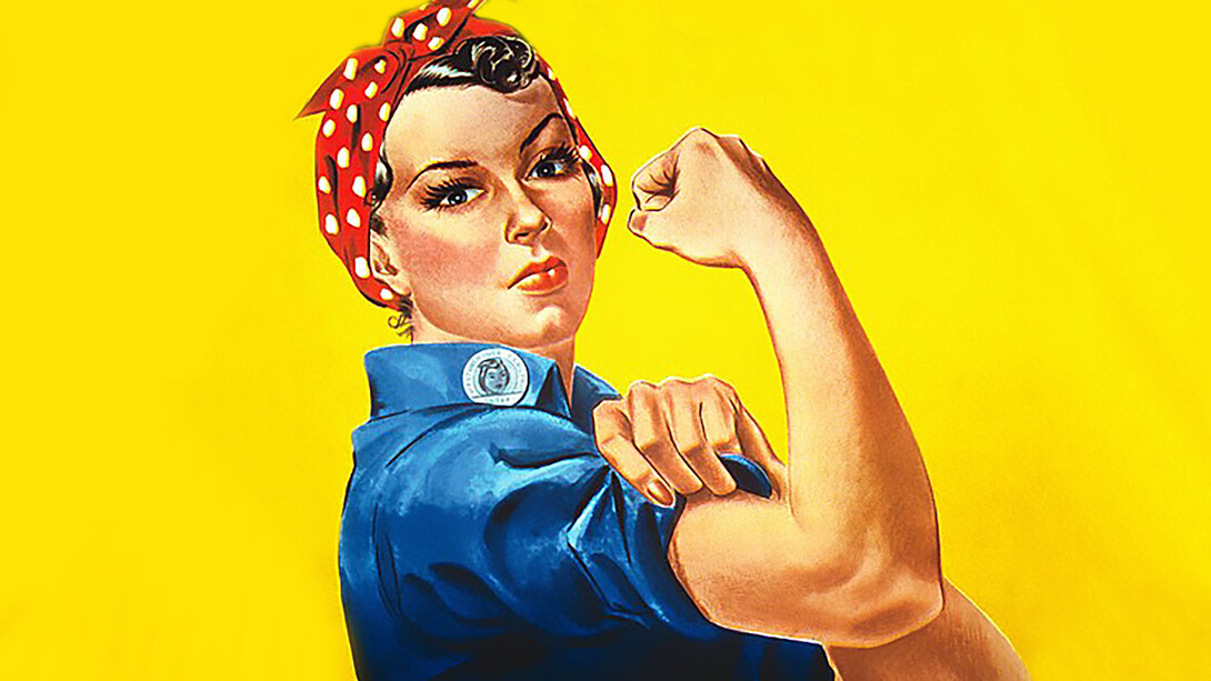 “We Can Do It!,” poster by J. Howard Miller that became associated with Rosie the Riveter
