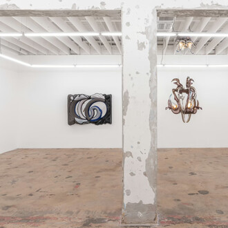 Oh de Laval, Hilliary Gabryel, made by Astronauts, Dripped, exhibition view. Courtesy of Nina Johnson