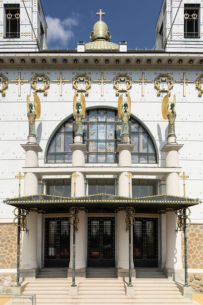 Otto Wagner Kirche am Steinhof, exhibition view. Courtesy of Musa Museum