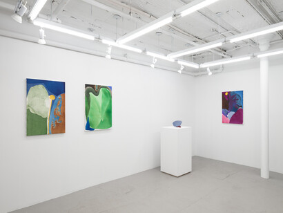 Leslie Baum, A garden in a vase, echoes, exhibition view. Courtesy of Nicelle Beauchene Gallery
