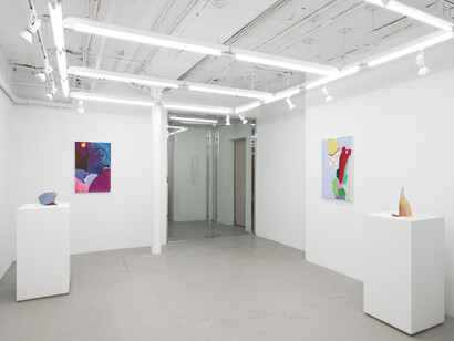 Leslie Baum, A garden in a vase, echoes, exhibition view. Courtesy of Nicelle Beauchene Gallery
