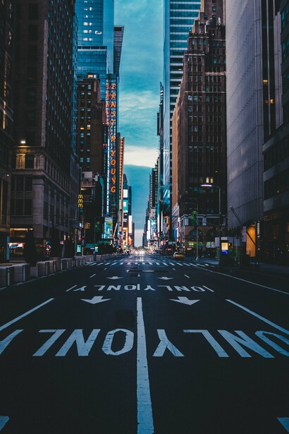 Deserted cities during the lockdown