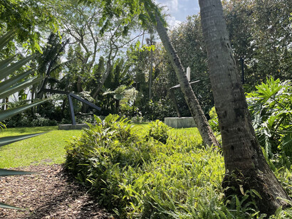 A view of the garden at the Norton Museum of Art, Norton Museum of Art, West Palm Beach, Florida