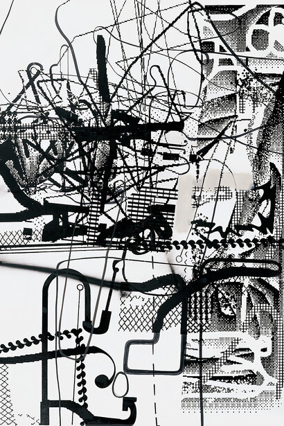 Albert Oehlen, Son of dogshit, 1997. Courtesy of Hamburger Kunsthalle
