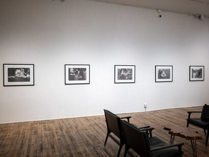 Peter Knapp, North, south, east, west, exhibition view. Courtesy of NowHere Gallery