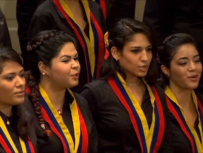 El sistema. Concierto del Coro de Manos Blancas. Venezuela