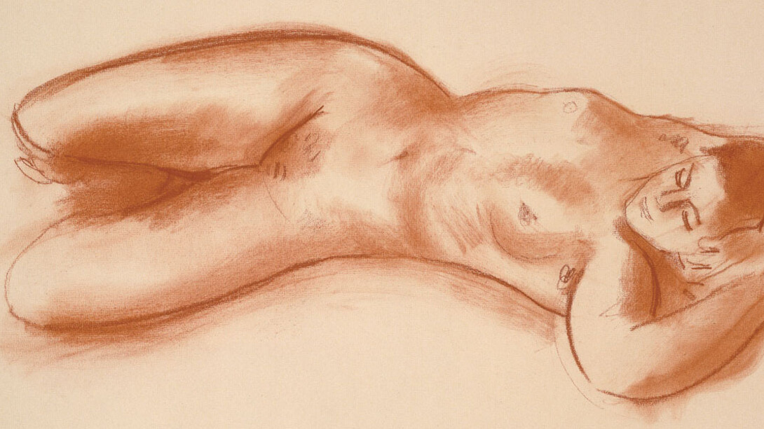 A Model in the Studio. Courtesy of Montreal Museum of Fine Arts