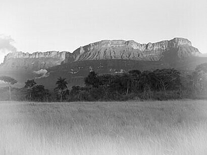 View of the Auyantepui from Uruyen, Venezuela